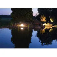 ChiliTec Garten Kugelleuchte 20cm IP44 mit Erdspieß