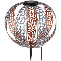 ETC Shop Solarleuchte Metall 30x41 cm 1x LED warmweiß