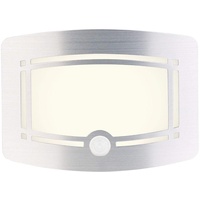 Lunartec 2-stufige Batterie-LED-Wandleuchte, Bewegungs- & Lichtsensor, 40 lm