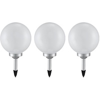 ETC Shop 3er Set LED Solar Kugel Lampen Garten