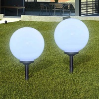 VidaXL Wegeleuchten 2 Stk. LED 30 cm mit Erdspieß