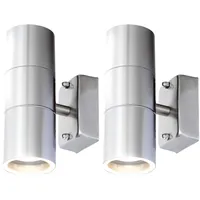 ETC Shop 2er Set LED Wand Lampen Fassaden Außen