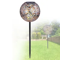 Bmf-versand Solarleuchte Garten Außen Solarlampe Kugel 19 cm Außenlampe