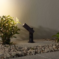 LUCANDE LED-Sockellampe Narea, verstellbar, 14 cm