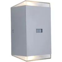 Lutec Path ST6058-PIR-3K LED Sensor Wandleuchte Edelstahl
