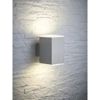NORTHPOINT LED Wandleuchte 11 Watt Edelstahl warmweiß Spritzwassergeschützt IP44