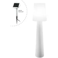 8 seasons DESIGN LED Solar Stehleuchte No. 1 weiß