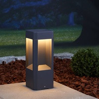 LUCANDE LED Sockelleuchte 30,5 cm anthrazit