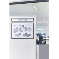 Magnetoplan magnetofix-Magnetrahmen Topsign, 5 Stück, grau, A4 quer/A3 hoch