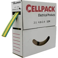 Cellpack Schrumpfschlauch-Abrollbox SB/18-6/grün-gelb/7m