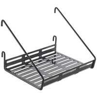 Metaltex Mural Line Ablage, schwarz, 18x15x12cm