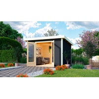 Karibu Konifera Rabensee 1 BxT: 346x331,50 cm terragrau