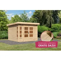 Karibu Gartenhaus KARIBU Kolimasee 6", BxT: 305x303 cm naturbelassen