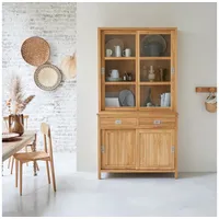 Tikamoon Buffet Geschirrschrank Coffee Tek 120 cm BEIGE
