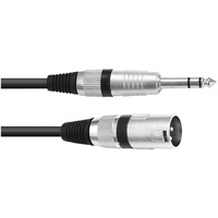 Omnitronic 30225196 XLR Adapterkabel [1x XLR-Stecker 3 polig -