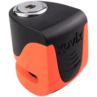 KOVIX KS6 Alarm-Bremsscheibenschloss - Schwarz/Orange