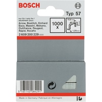 Bosch Professional Typ 57 Tacker-Klammern 6x10.6mm, 1000er-Pack 2609200229