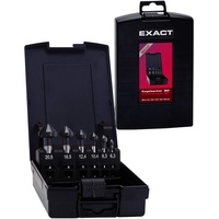 EXACT 51157 Kegelsenker Set, Ø 6,3-20,5mm, 90°, HSS, TiAlN-Beschichtung,