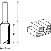 Famag Hm-nutfräser D3 B11 Gl51 mm,