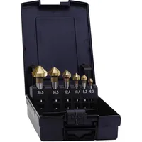 EXACT Bohrereinsatz, Kegelsenker-Set 6teilig 6.3 mm, (6,3 - 20.5