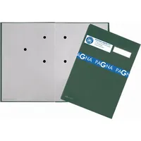 Pagna Unterschriftsmappe 20-teilig mit Leinen-Einband, dehnbarem Rücken