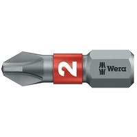WERA 851/1 BTZ Kreuzschlitz Bit PH2x25mm, 1er-Pack (05056422001)