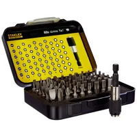 Stanley Bit-Sortiment 1/4 Zoll mit magnetischem Bithalter 61-tlg. 1-13-902