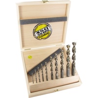 Famag Holzspiralbohrersatz 10-teilig D=3,4,5,6,8,10,12,13,14,16mm im Holzkasten