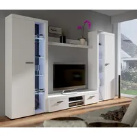 Küchen-Preisbombe Kuechen-preisbombe TOP Wohnwand Rumba XL Anbauwand Wohnkombi Wohnzimmer