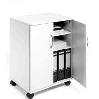 Durable Multifunktionswagen 74/53 geschlossen, weiß 4 Ebenen 52,8 x
