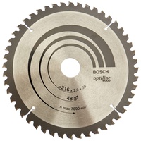 Bosch Optiline Wood Kreissägeblatt 216x2x30mm 48Z, 1er-Pack (2608640432)