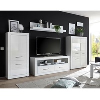 IMV Wohnwand »BIANCO«, (Set, 4 St.),