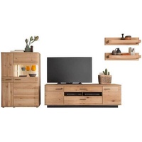 MCA Furniture Wohnkombination Monta , holzfarben , Maße cm