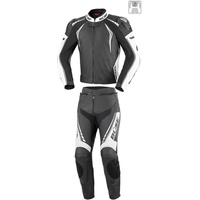 BÜSE Silverstone Pro 2-tlg. schwarz/weiß/grau 48