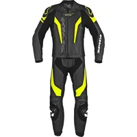 Spidi Laser Touring 2-Teiler Motorrad Lederkombi, schwarz-gelb, 56