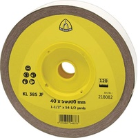 KLINGSPOR Rolle KL 385 JF, LxB 40X50000, Korn 100