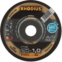 RHODIUS Trennscheibe XT38 125 x 1,0mm gerade