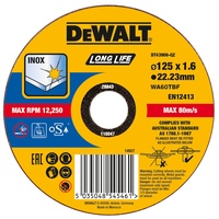 DeWalt High Performance Trennscheibe Edelstahl flach 125x1,6mm