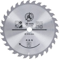 BGS Diy 3957 Hartmetall-Kreissägeblatt | 315 x 30 x