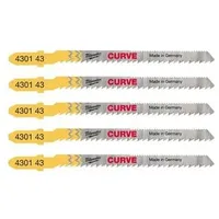 Milwaukee Stichsägeblatt Holz Kurvenschnitte 75 x 2,5 mm 5