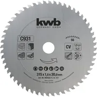 KWB 593122 Kreissägeblatt 315 x 30 mm 1 St.