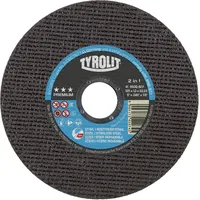 TYROLIT Trennscheibe 2in1 PREMIUM 125x1,0 mm gerade für Stahl/VA