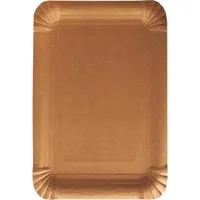 Papstar 250 Teller, Pappe "pure" eckig 16,5 x 23