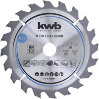 KWB Kreissägeblatt 150 x 20 mm, 1 Stück(e)