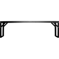 Vitavia Alu-Tischaufsatz 121 x 28 x 39 cm schwarz