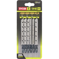 RYOBI Stichsägeblatt-Set RAK6JSBW, 6-teilig, für Holz, Metall und Kunststoff,