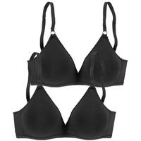 PETITE FLEUR Soft-BH Damen 2xschwarz Gr.70A