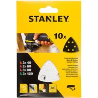 Stanley FatMax 10tlg. Schleifpapiersortiment Körnung STA32348