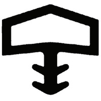 TRELLEBORG Zimmertür-Dichtung L3001,TSP-Flex rustikal-braun