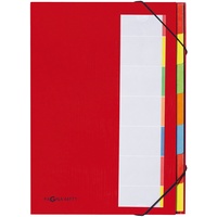 Pagna Ordnungsmappe Deskorganizer 44171-01 DIN A4 7Fächer rot